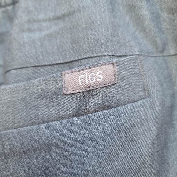 Figs | Men's Tansen Heathered Gray Jogger Scrub Pants Size Medium - Picture 12 of 16